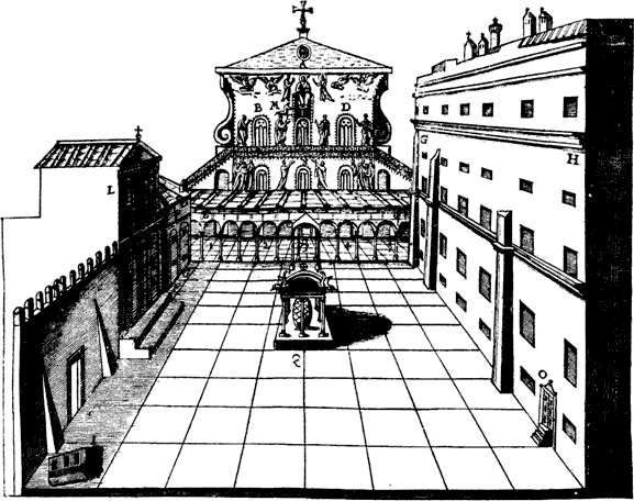 The Atrium of Old S. Peter's.