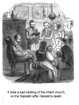 . . a sad meeting of the infant church