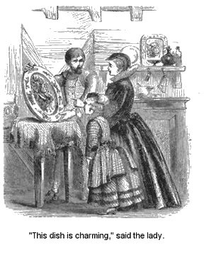 “This dish is charming!” said the lady