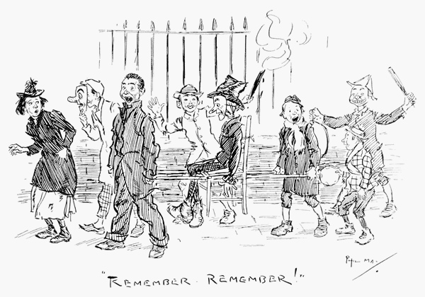 "REMEMBER REMEMBER!" "REMEMBER REMEMBER!"