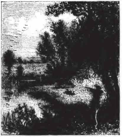 Hunting scene on the Souris River, Manitoba