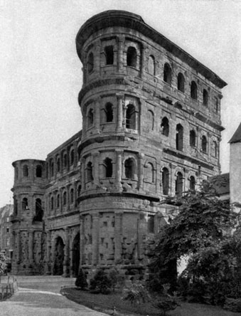 The “Porta nigra” at Treves (Trier) The “Porta nigra” at Treves (Trier)