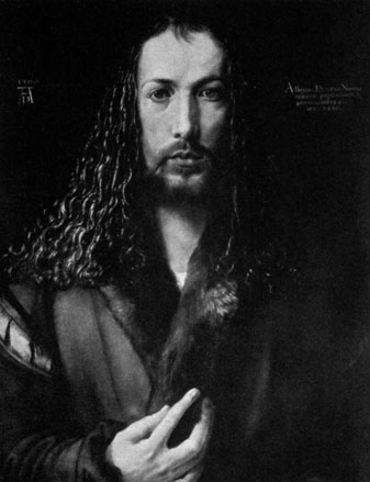 Albrecht Dürer, Artist’s portrait of himself Albrecht Dürer, Artist’s portrait of himself