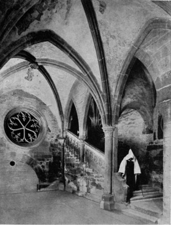 The Cistercian Cloister Maulbronn in Württemberg, “Hell stairway” The Cistercian Cloister Maulbronn in Württemberg, “Hell stairway”