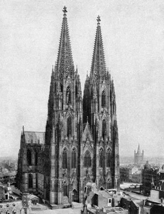 The Cathedral at Cologne on the Rhine The Cathedral at Cologne on the Rhine