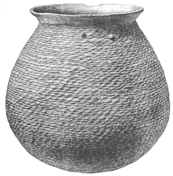 Coiled vase from a cliff house in the Mancos Cañon, Colorado.—1/3. Fig. 239