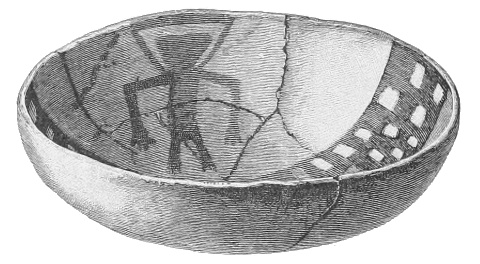Bowl with human figures: tumulus at Saint George. Fig. 266.