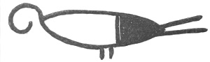 Figure of bird from exterior of dipper. Fig. 301.