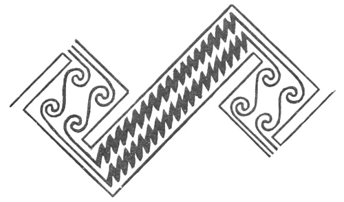 Unit of the design drawn in black. Fig. 305