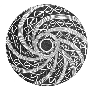 Painted design. Figs. 333