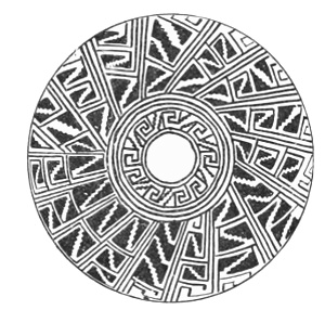 Painted design. Figs. 334