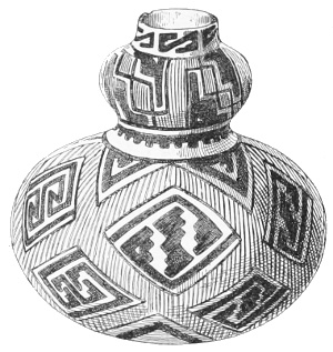 Vase of eccentric form: Eastern Arizona.—1/3. Fig. 353
