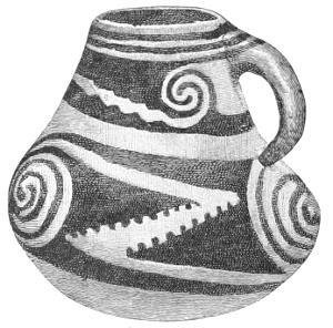 Vase of eccentric form: Eastern Arizona. Fig. 353