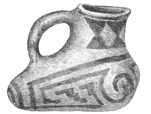 Vase of eccentric form: Tusayan. Fig. 355