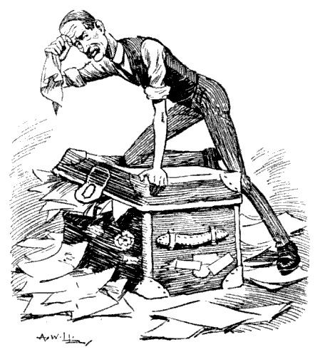 MR. BONAR LAW PACKS HIS TRUNKS.