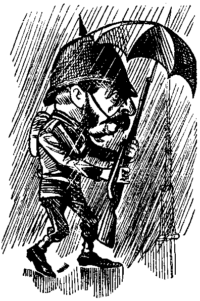 Yeoman with Umbrella