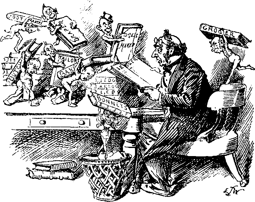 The Baron and his Christmas Books.