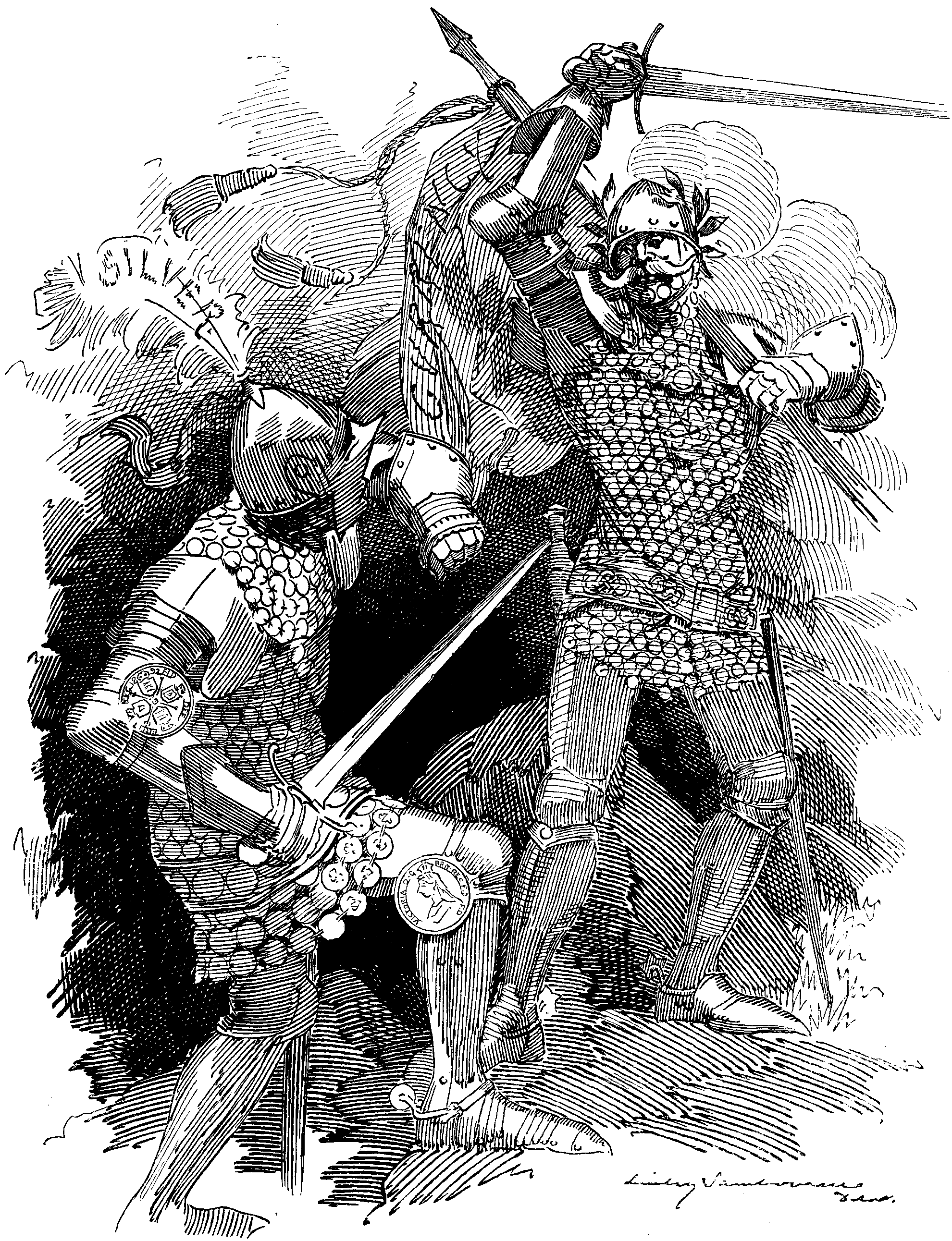 THE FIGHT FOR THE STANDARD.