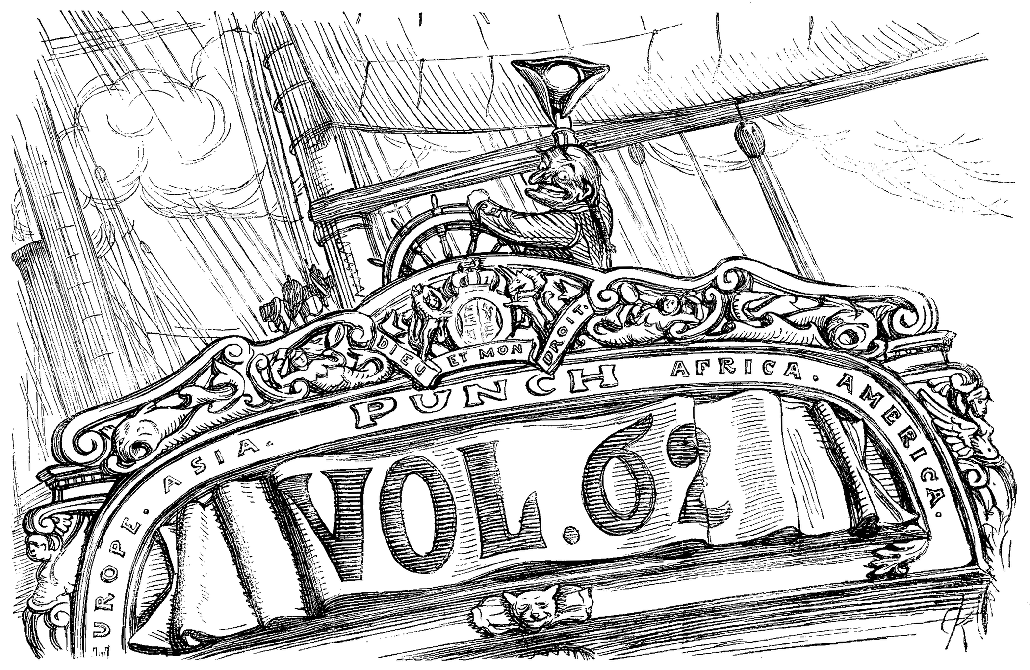 EUROPE. ASIA. PUNCH AFRICA. AMERICA. VOL. 62
