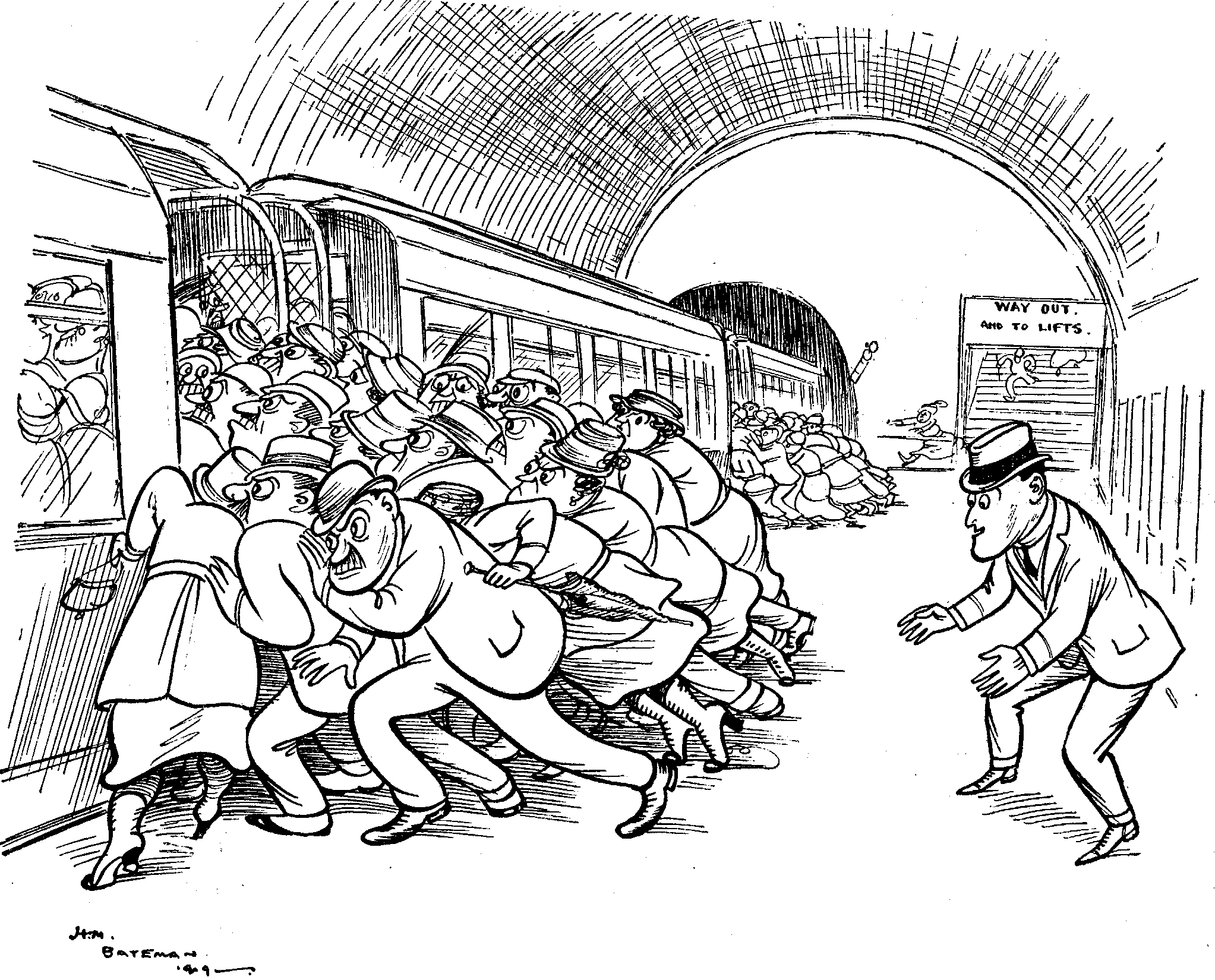 FORCE OF HABIT—THE SCRUM HALF.</div> 