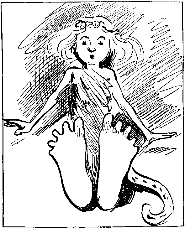 No. 138. Tootsy Pootsies. 'O dear, what is the matter with my poor feet!!' Edith Sprague.
