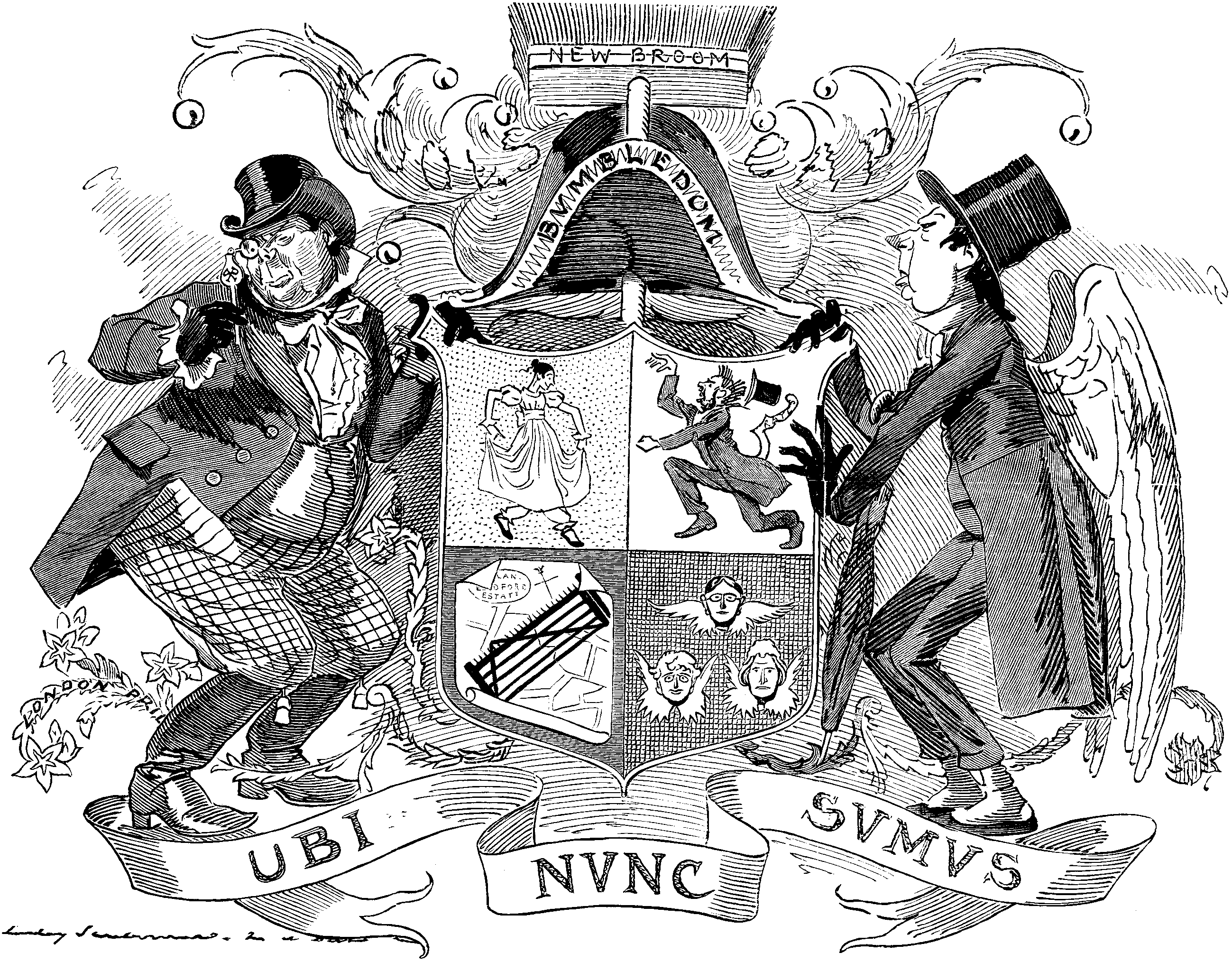 PROPOSED HERALDIC DEVICE FOR THE LONDON COUNTY COUNCIL.