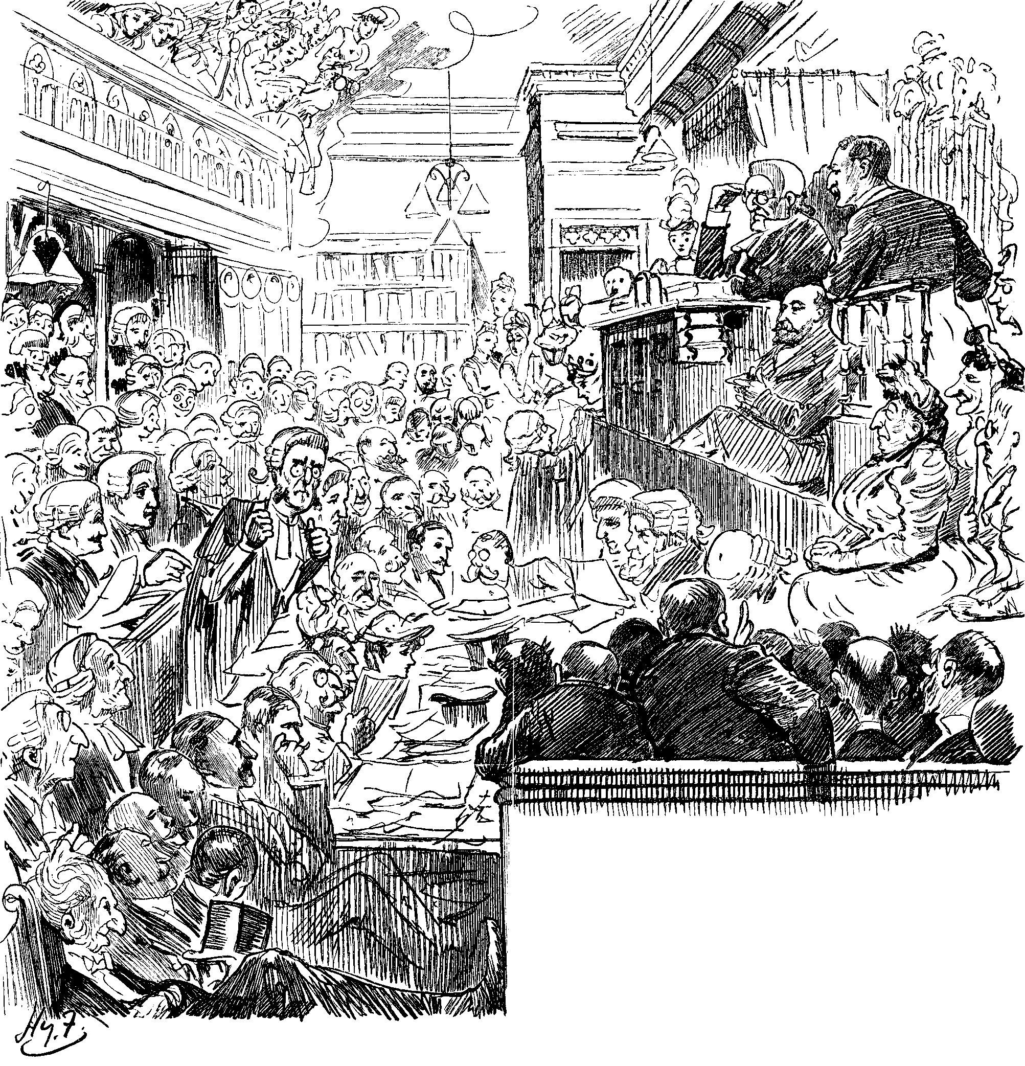 A DAY IN THE LAW COURTS.