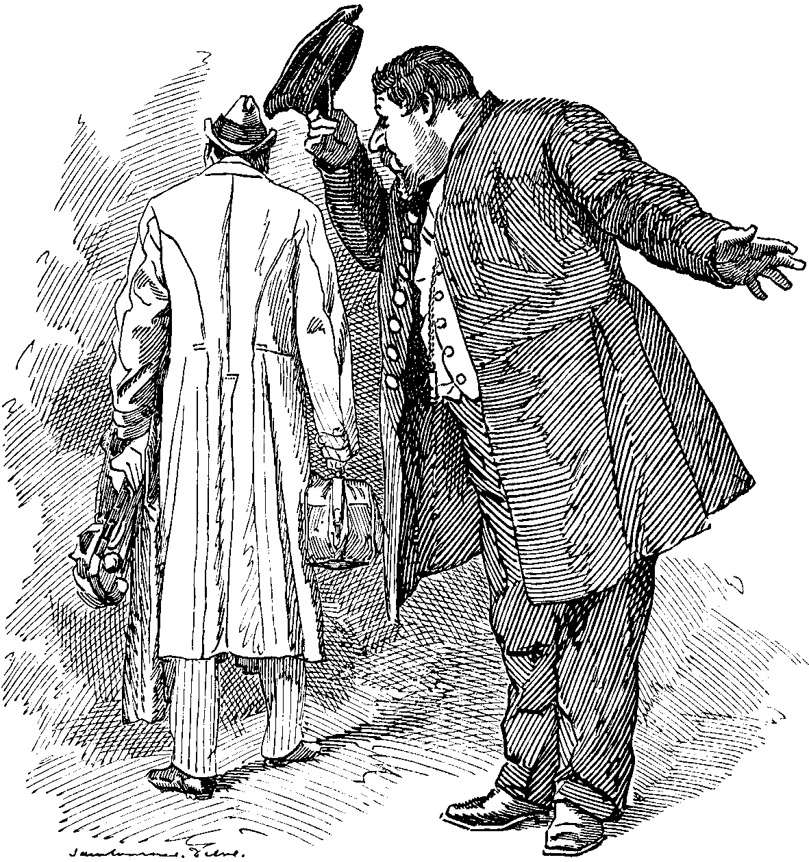 'Pity shentlemans like you, Sar, retchistar de loggosh.'
