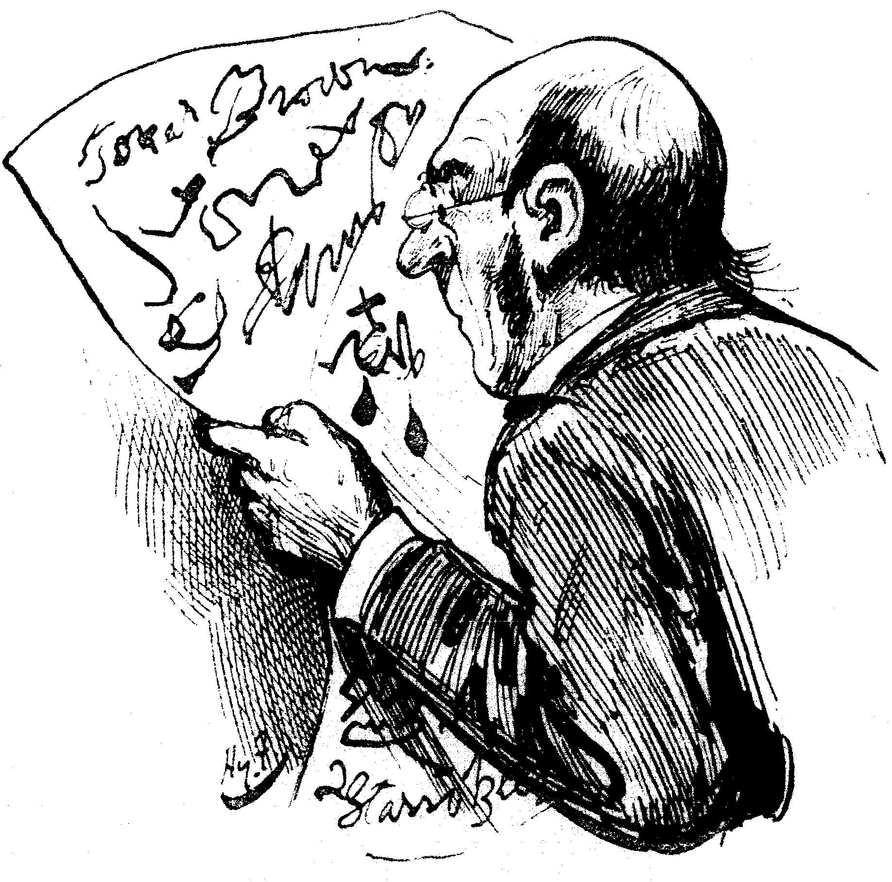 Portrait of a Member of Parliament examining the Signatures