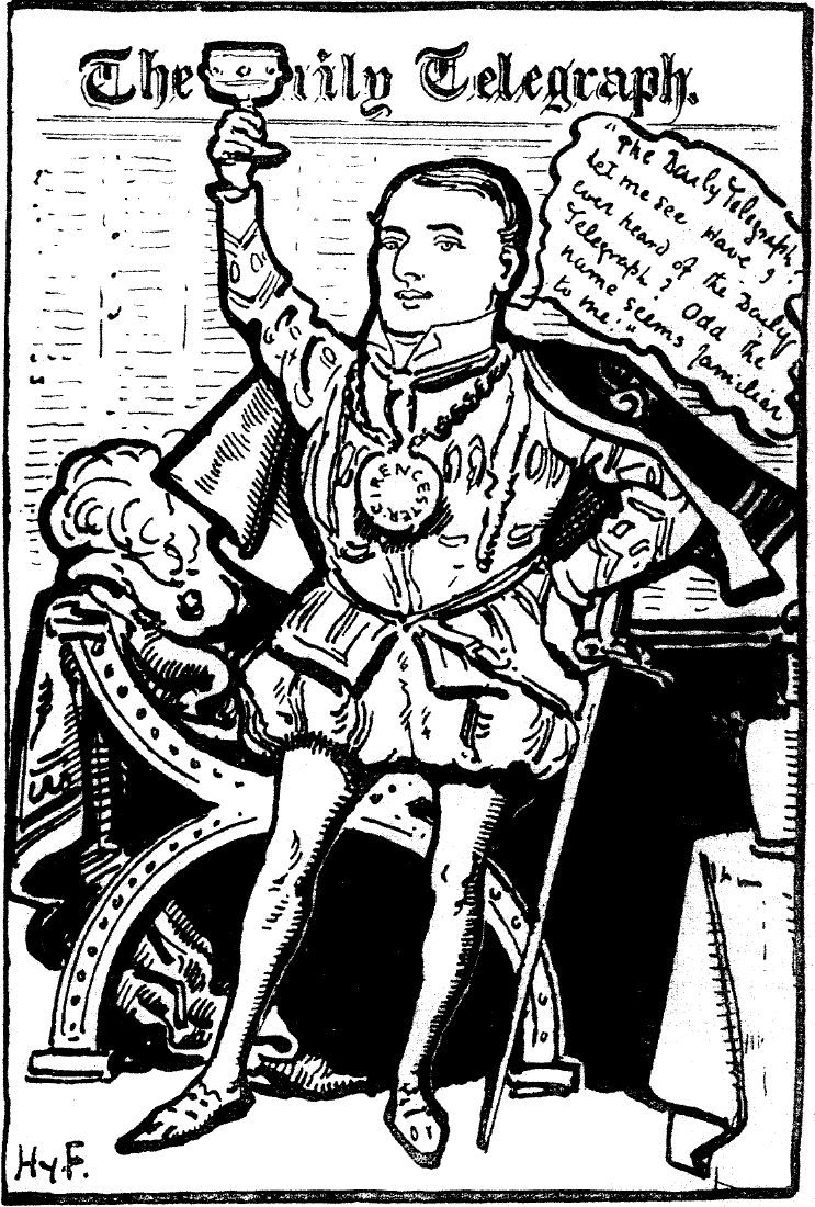 Young Harry obtaining his Majority on Coming of Age in the Parliamentary Time.