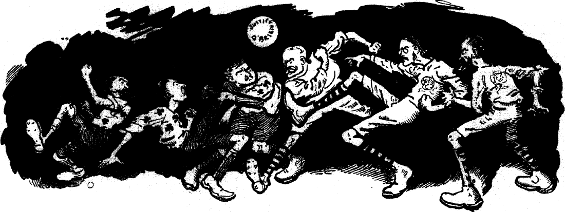 Irish National Football Match.