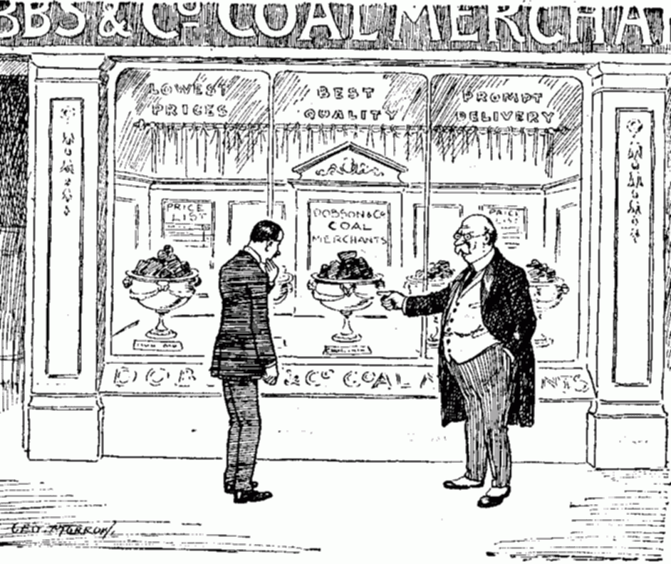 THE ART OF WINDOW-DRESSING.