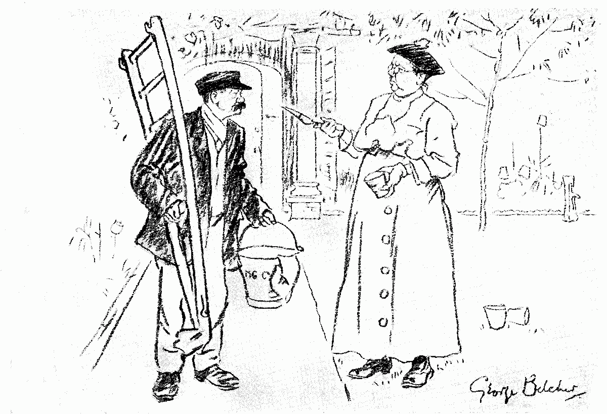 Lady, diligent reader of spy articles