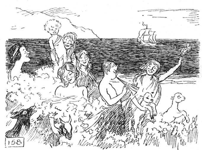 THE FOOD SHORTAGE. ARRIVAL OF THE MINT-SAUCE BOAT.