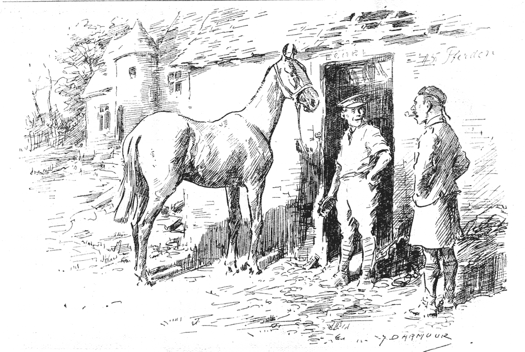 I 'EARD THE GUVNOR SAY THERE WAS THREE 'UNDRED QUID REFUSED FOR 'IM BEFORE THE WAR. WHAT DO YOU THINK OF THAT?
