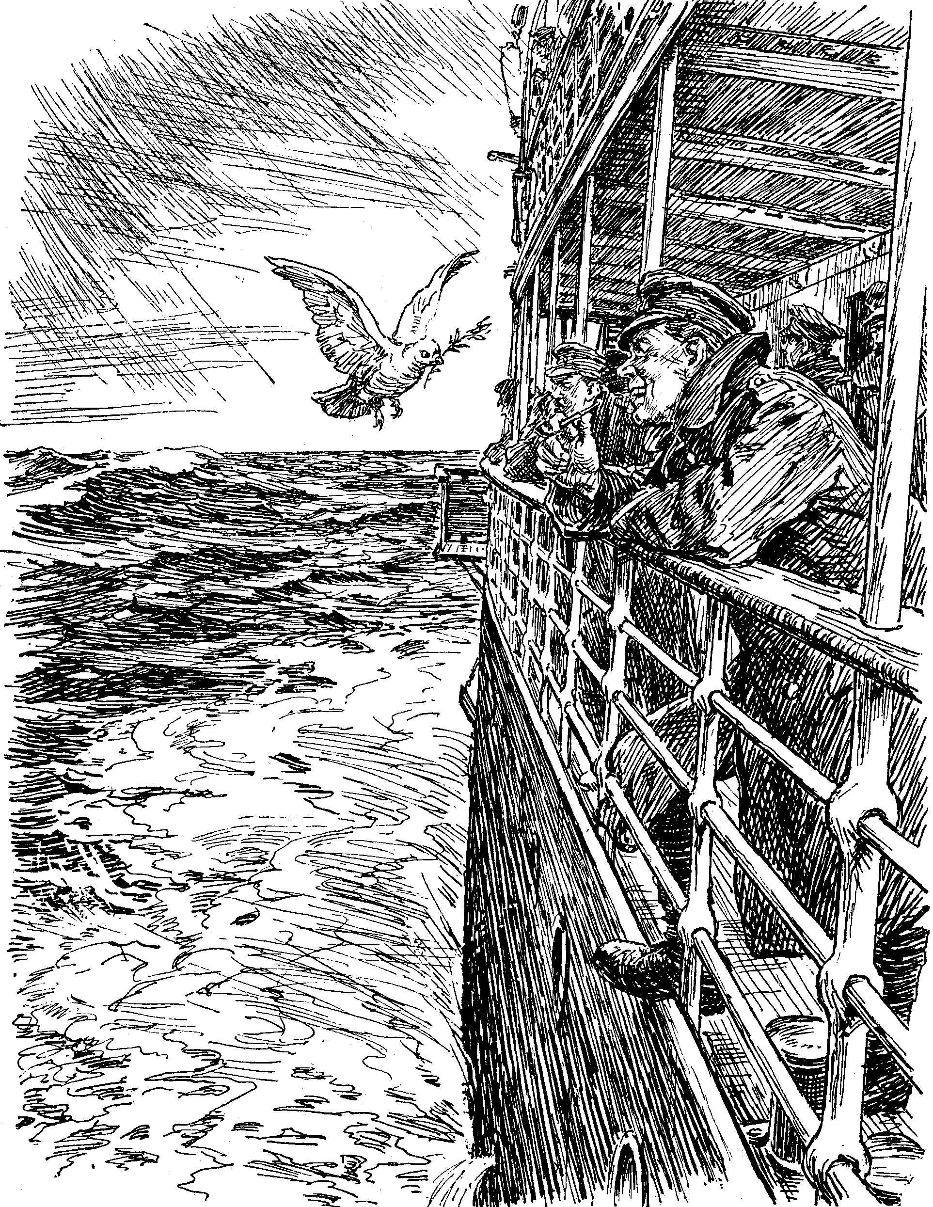 THE DOVE AT SEA.