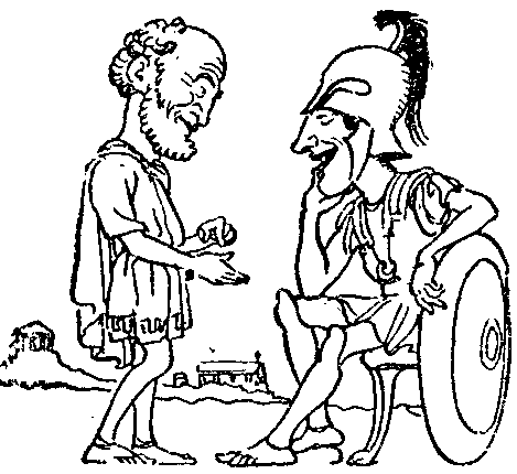 THE GREEKS GRINNED AT IT.
