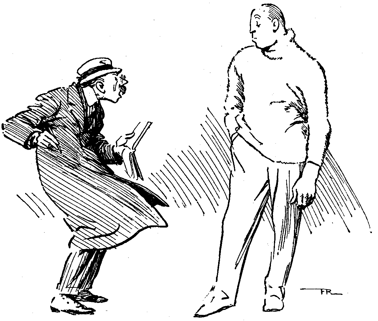 STRANGE CASE IN PUGILISTIC CIRCLES.