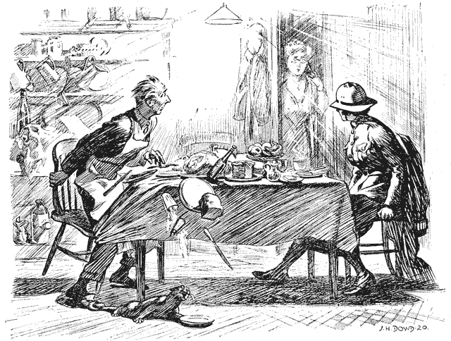 MODERN DRAMA BELOW STAIRS.