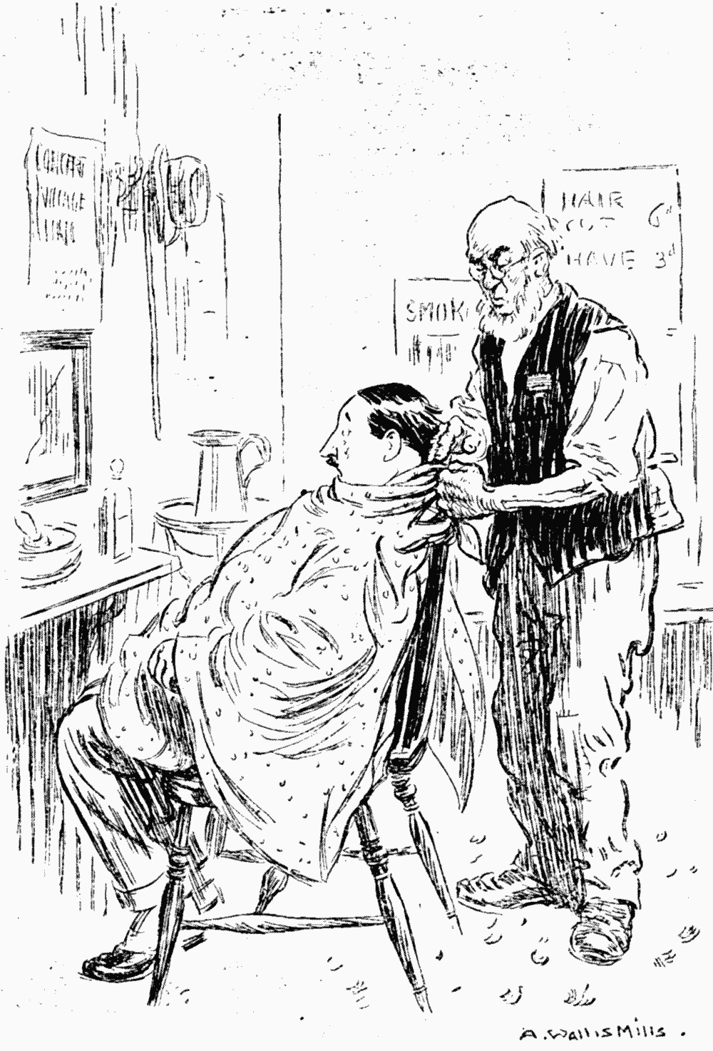 Lucky to find a hairdresser