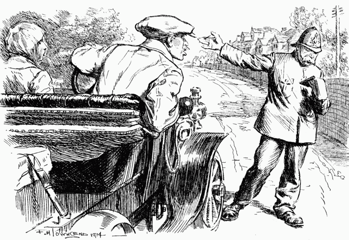 Zealous Policeman on German Spy duty