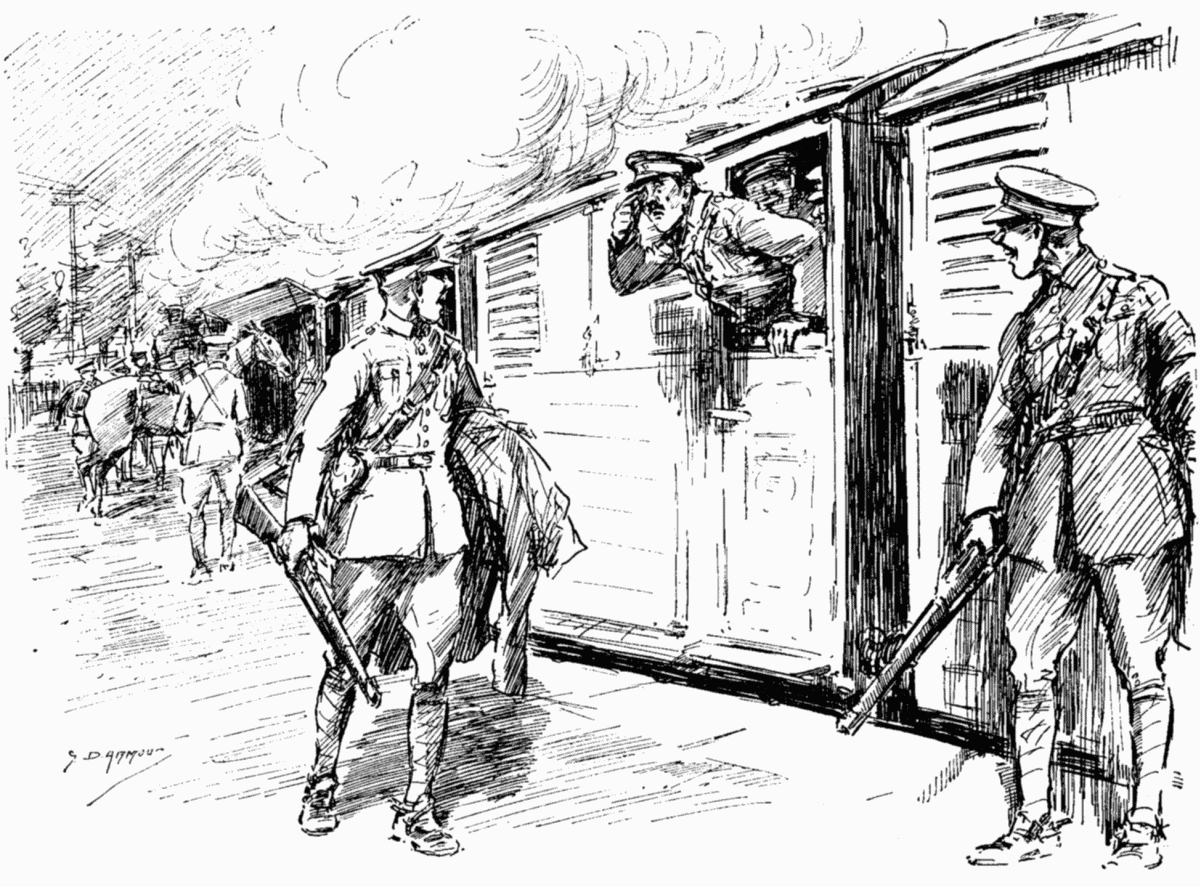 Come on behind here and travel with us