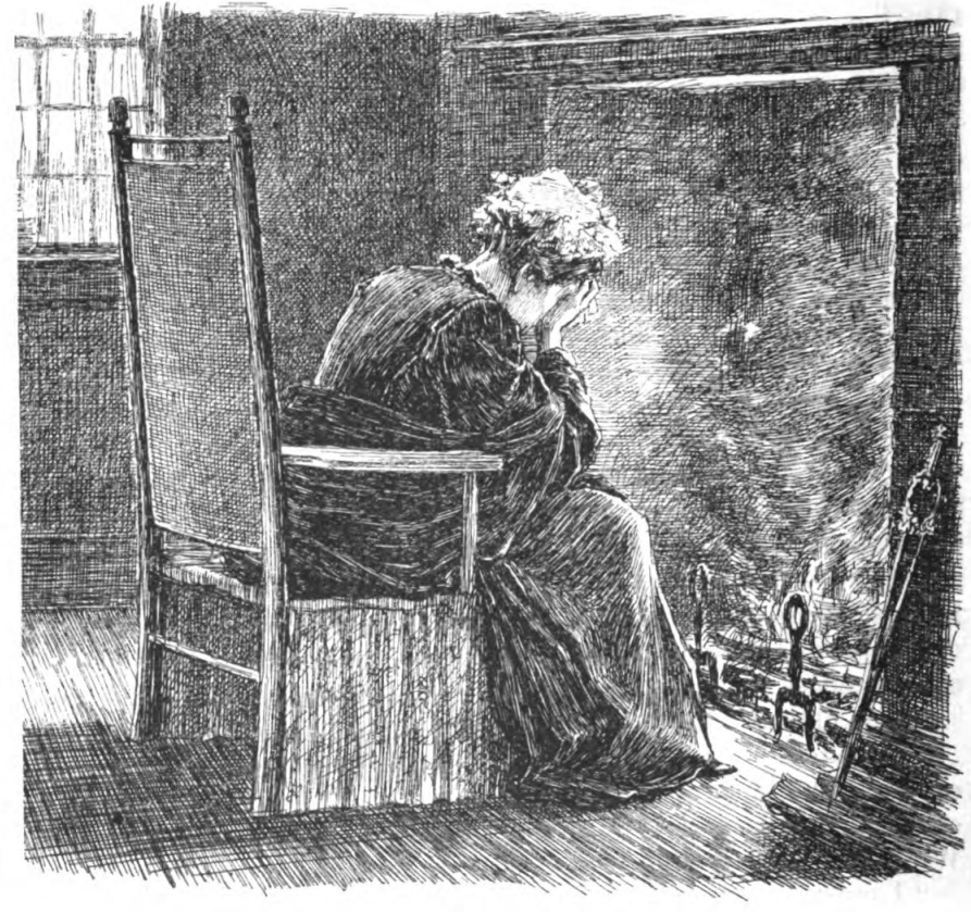 Mrs. Rossitur sat there alone.