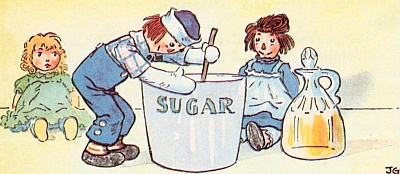 Raggedy Andy in the sugar Raggedy Andy in the sugar