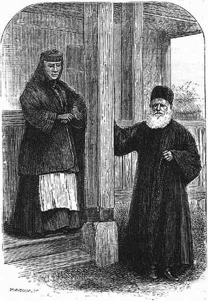 MONK AND NUN. MONK AND NUN.