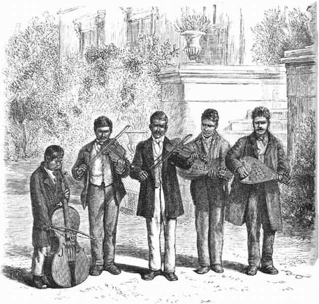 GIPSY MUSICIANS. GIPSY MUSICIANS.