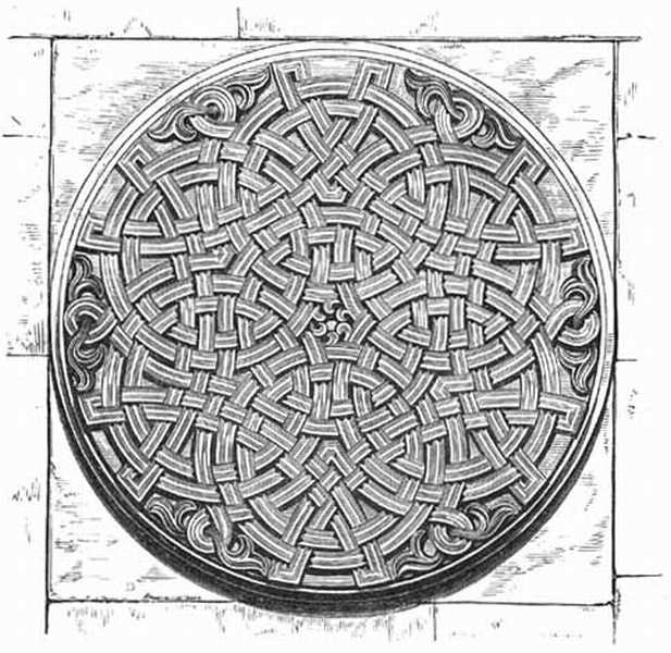 TRACERY ON EXTERNAL SHIELD. TRACERY ON EXTERNAL SHIELD.