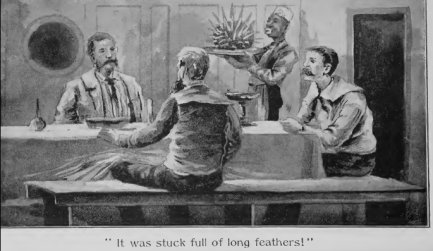 “It was stuck full of long feathers!”