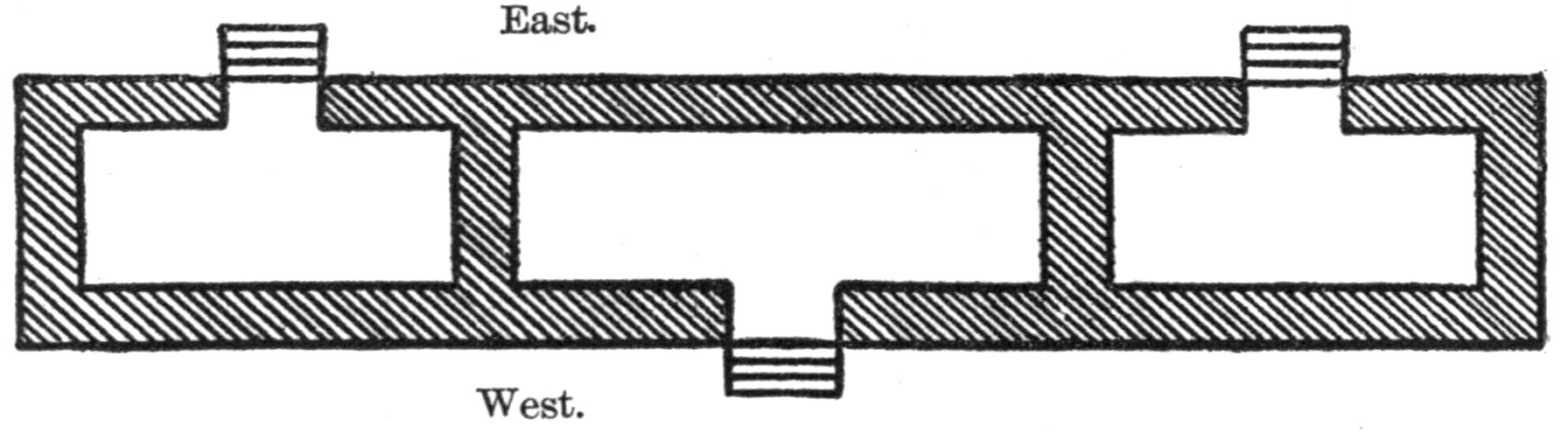 Ground plan of the Temple of Mysteries at Uxmal Ground plan of the Temple of Mysteries at Uxmal