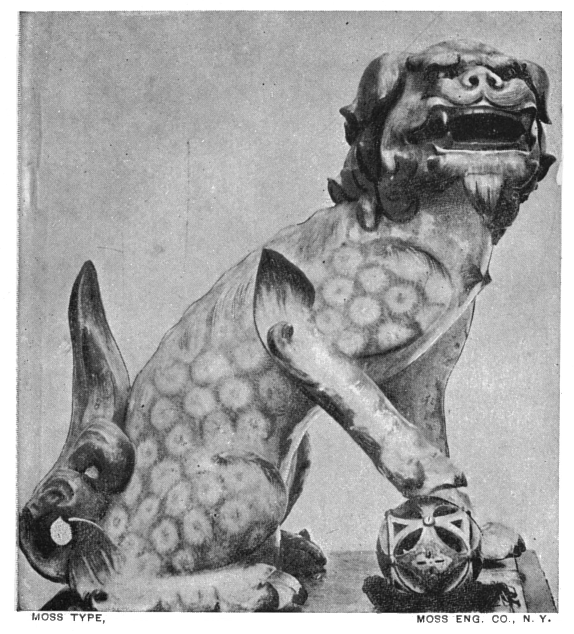 Lion-dog sculpture - not mentioned in the List of Illustrations Lion-dog sculpture - not mentioned in the List of Illustrations